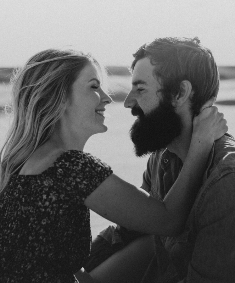 Sand dunes-couples-sunset-session