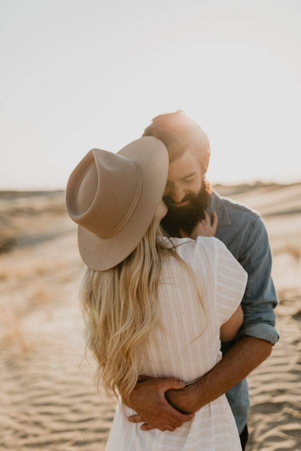 Sand dunes-couples-sunset-session