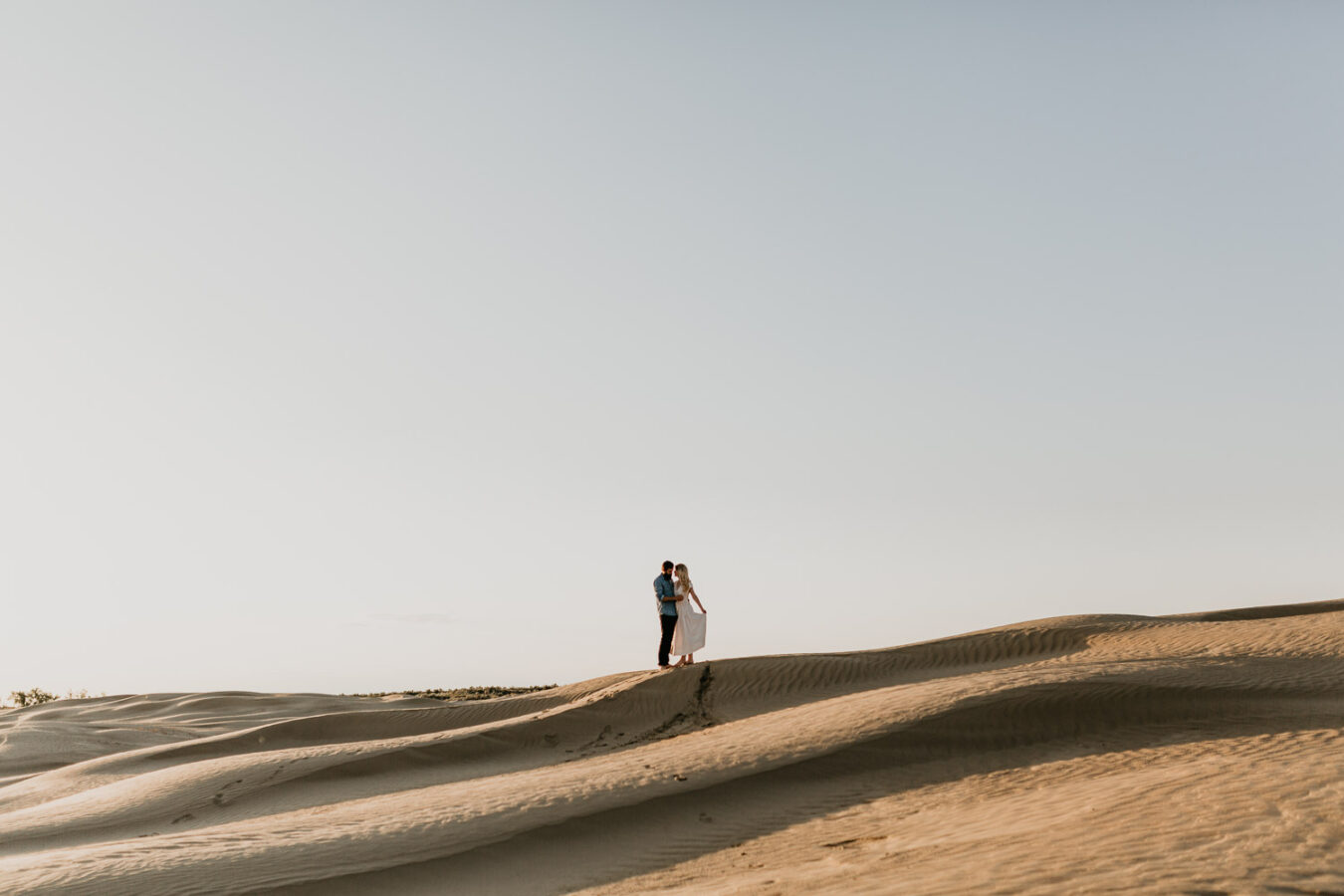 Sand dunes-couples-sunset-session