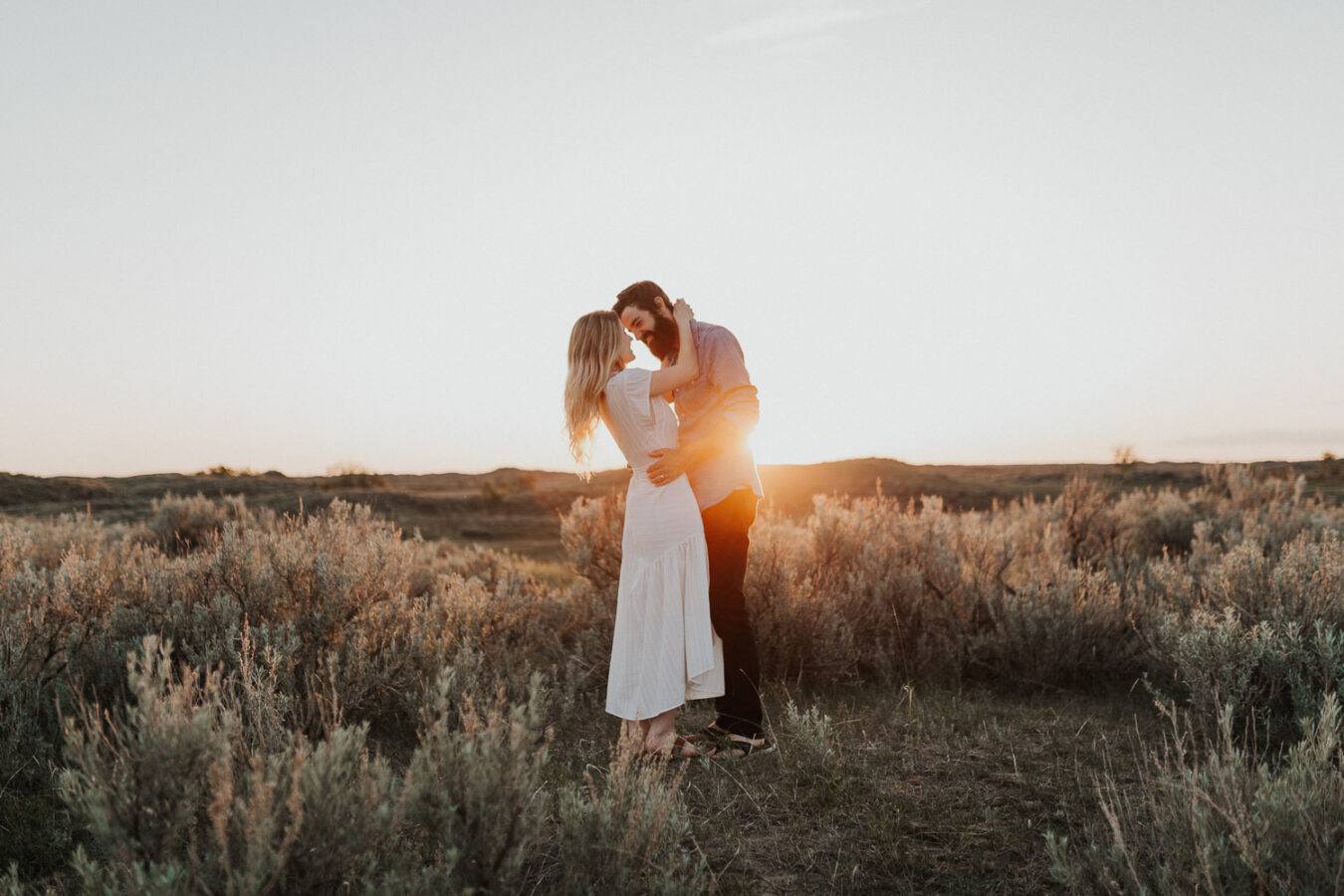 Sand dunes-couples-sunset-session